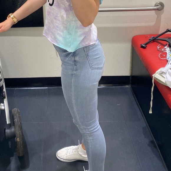 New high rise distracted skinny jeans - Picture 2 of 6